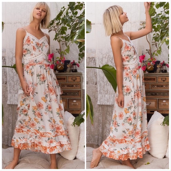 A Summer’s Delight in Florals Woven Dress - Picture 2 of 13